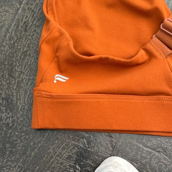 Fabletics Rust and White Sports Bras - Picture 4 of 4